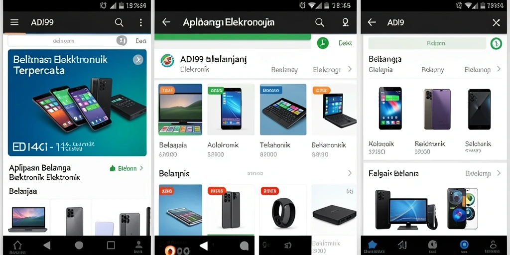 Tampilan antarmuka pengguna ADI99 yang menarik dan fungsional.