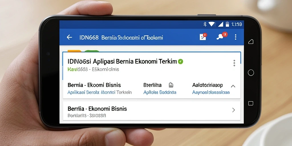 Tampilan antarmuka utama IDN668 yang modern dan fungsional.