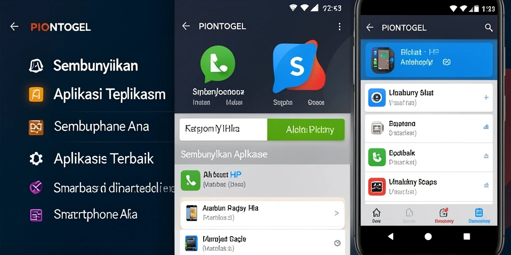 Tampilan antarmuka PIONTOGEL yang sederhana dan fungsional.