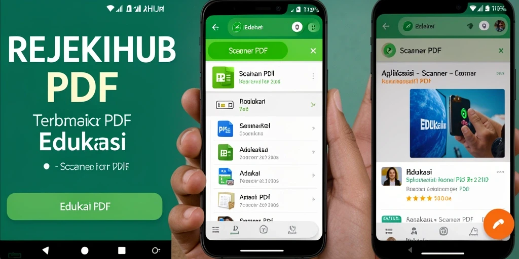 Antarmuka REJEKIHUB dengan fitur Scanner PDF yang intuitif.