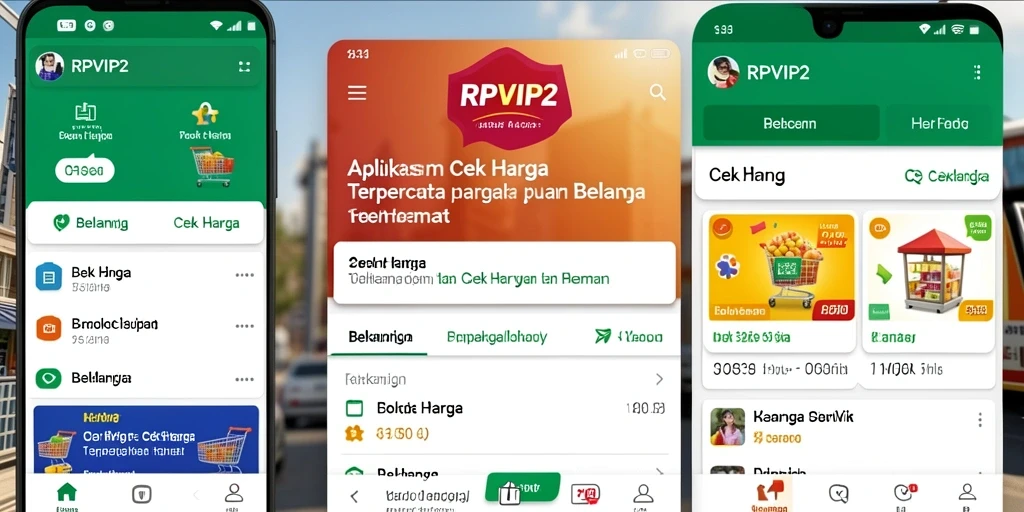 Tampilan antarmuka RPVIP2 yang memudahkan pencarian harga.