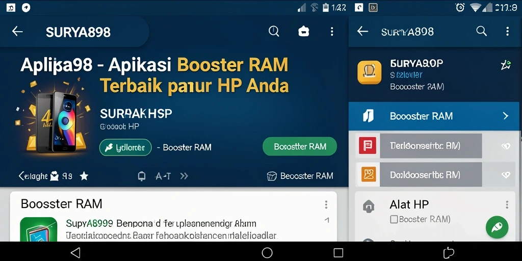 Tampilan antarmuka SURYA898 yang sederhana dan fungsional.