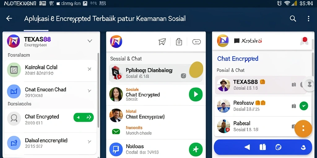 Antarmuka TEXAS88 yang modern dan fungsional untuk chatting aman.