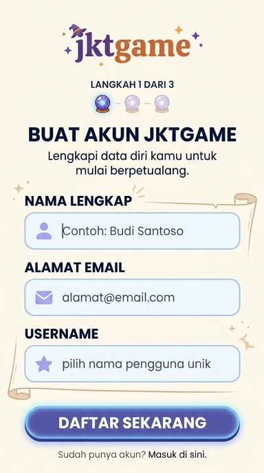 Panduan Lengkap Registrasi Akun jktgame untuk Pengguna Android